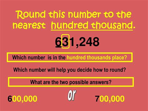 Ppt Rounding To The Nearest Ten Thousand And Hundred Thousand