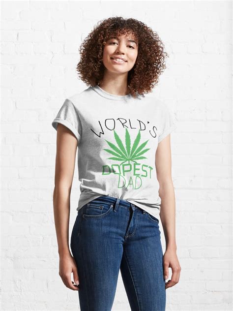 Worlds Dopest Dad Shirt Dads Who Smoke Weed Stoner Dad T