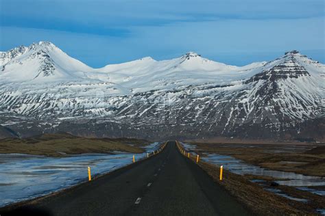 Driving On Iceland Ring Road Stock Image Colourbox