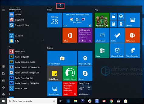 Find The Start Button On Windows 10 Driver Easy