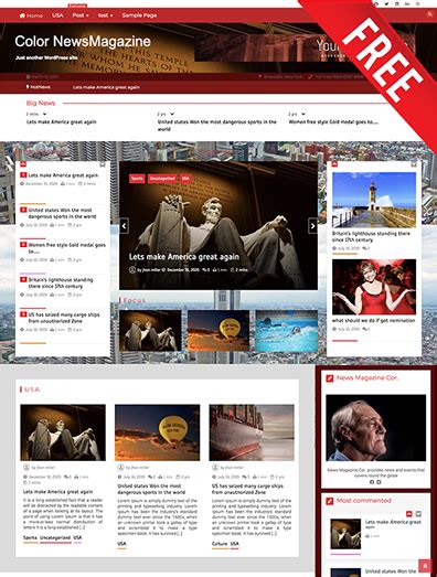 Freewordpress Archives Postmagthemes For Magazine Newspaper Blog Wordpress Theme