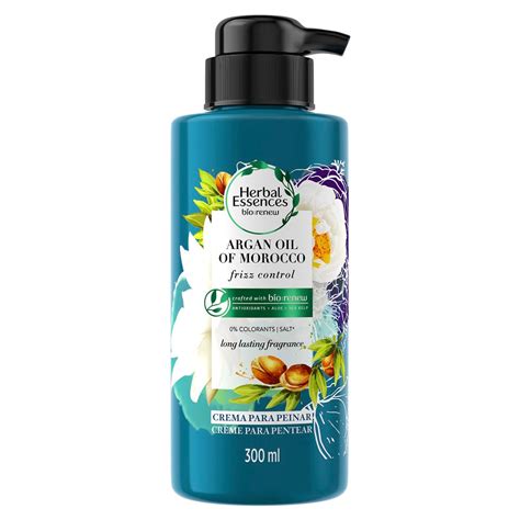 This shampoo, with real botanicals, smooths & soothes hair from root to tip. Crema para Peinar Herbal Essences Renew Argan Oil Morocco ...