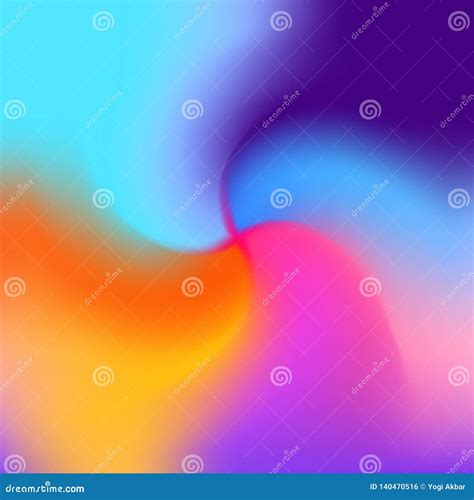Abstract Creative Concept Vector Multicolored Blurred Background Set