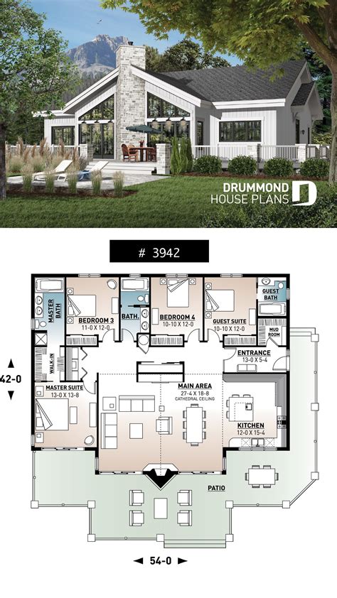 Open Concept Small Lake House Plans The Best Contemporary House Floor