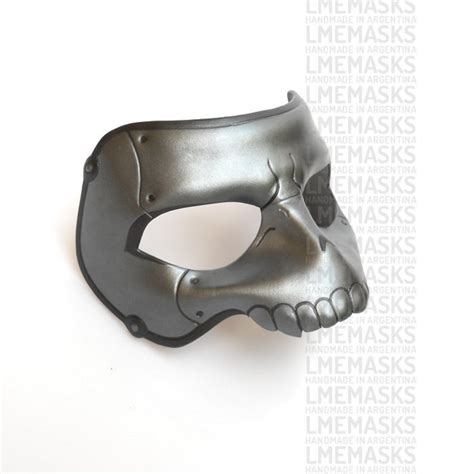 Ryuji Sakamoto Leather Mask Persona 5 Skull Silver Cosplay Etsy