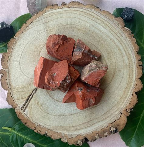Red Jasper Rough Pieces Raw Red Jasper Unpolished Red Etsy
