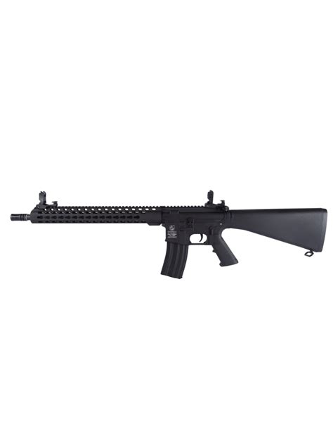 Aeg Colt M16 Keymod Full Metal Black Cybergun