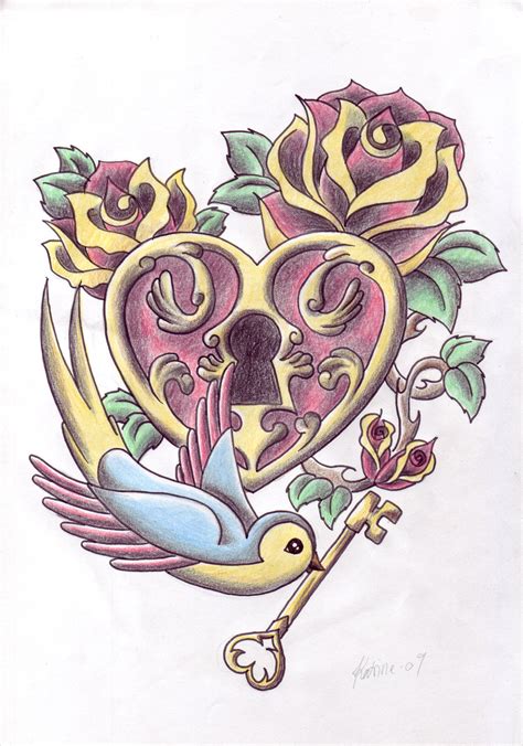 Key Tattoos And Designs Page 32