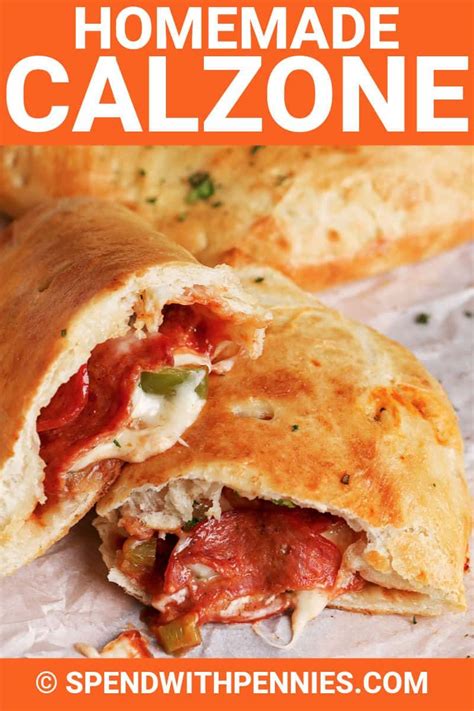 Homemade Calzones Are A Fun Treat For Any Night Of The Week Made With