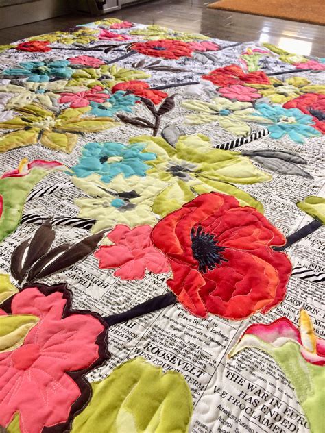 Collage Quilts Fiber Art Quilts Flower Quilts Quilts