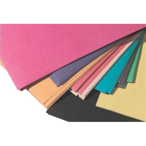 Sugar Paper A2 112gsm Assorted Colours Pack Of 100 Officemax Nz