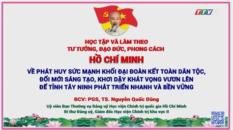 Chuyên đề học tập và làm theo tư tưởng đạo đức phong cách Hồ Chí Minh năm TayNinhTV