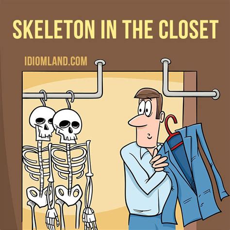 Hello Guys Our Idiom Of The Day Is Skeleton In The Closet Which