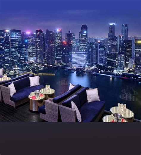 Rooftop Bars Restaurants In Singapore Marina Bay Sands