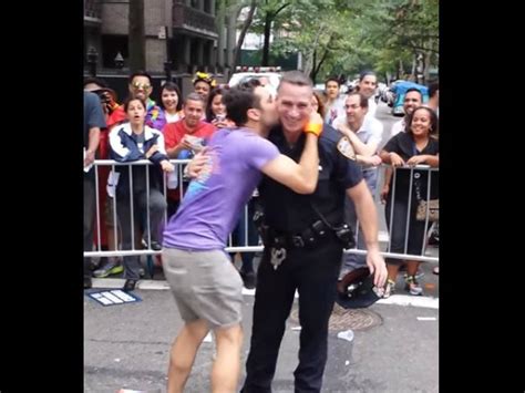 Nypd Officer Bumps Grinds Simulates Sex With Gay Pride Parade Member