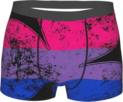 Lucky Clover Bisexual Pride Gay Bi Printed Briefs Mens Underwear Boxer