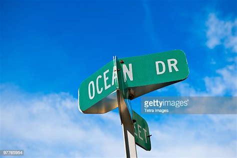 Ocean Drive Sign Photos And Premium High Res Pictures Getty Images