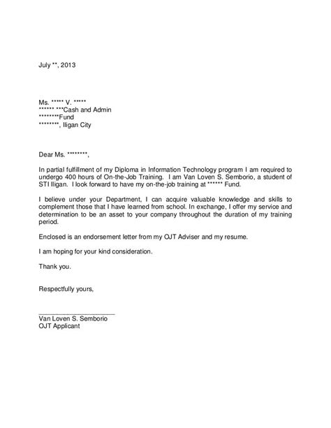 Application Letter Examples Philippines A Good Cover Letter
