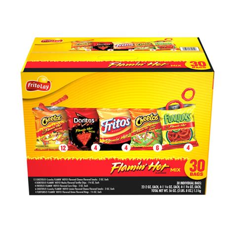 Frito Lay Flamin Hot Mix Variety Pack Smartlabel™