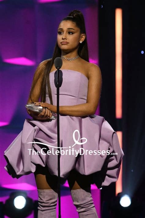 product questions ariana grande lavender strapless fit and flare cocktail dress 2018 billboard