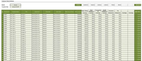 Pay Stub Template The Spreadsheet Page