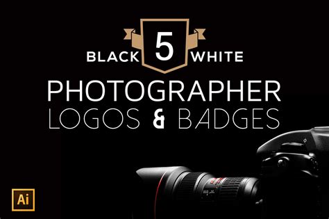 5 Photographer Logo And Badges ~ Logo Templates On Creative