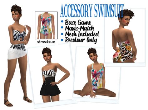 Accessory Swimsuit At Sims4sue Sims 4 Updates