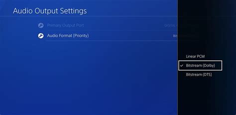 Setting Your Playstation 4 To Output Bitstream Audio