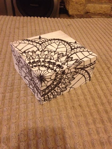 Hand Drawn Box How To Draw Hands Decorative Boxes Decor