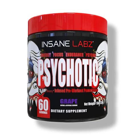 Insane Labz Psychotic Rojo60 Servicios Supleman