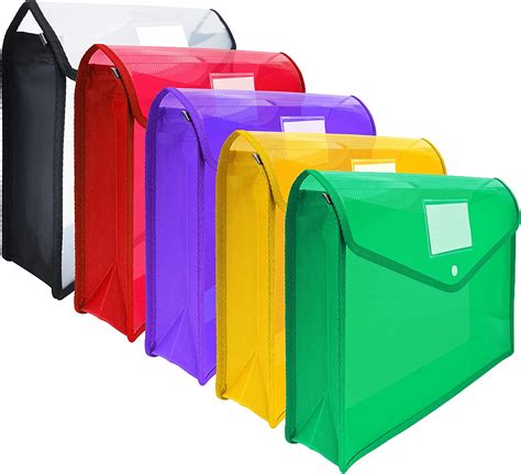 Buy Chepula A4 Plastic File Folder Poly Envelope Expanding File Wallet