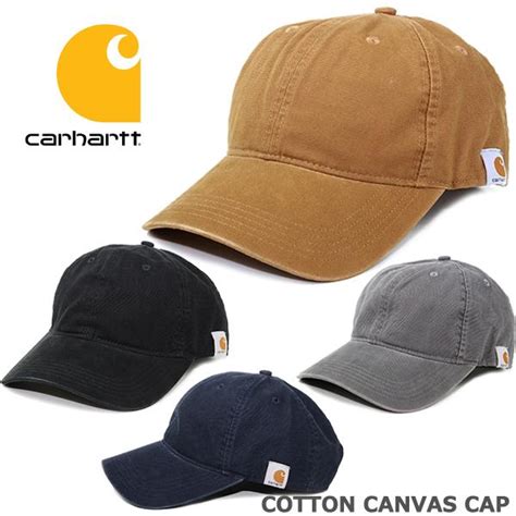 カーハート キャップ コットン キャンバス Carhartt Cotton Canvas Cap Ct103938puff ヤフー店