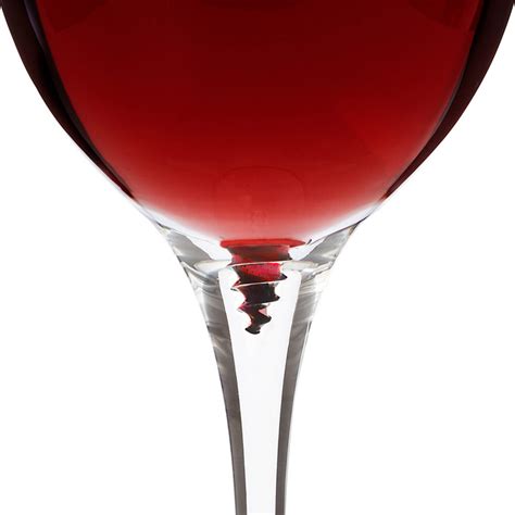 Spiral Wine Sediment Filtering Glass