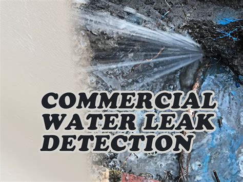 Commercial Water Leak Detection Leons Leak Detectors Call 0414