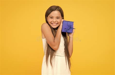 Shopping Portrait Excited Girl Celebrate Birthday Birthday T