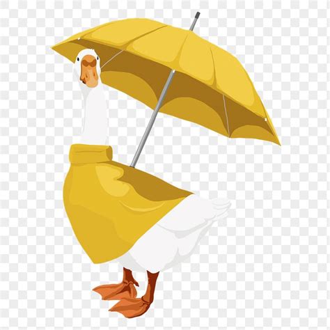 Photo Elements Png Aesthetic Rainy Day Banners Umbrella Duck
