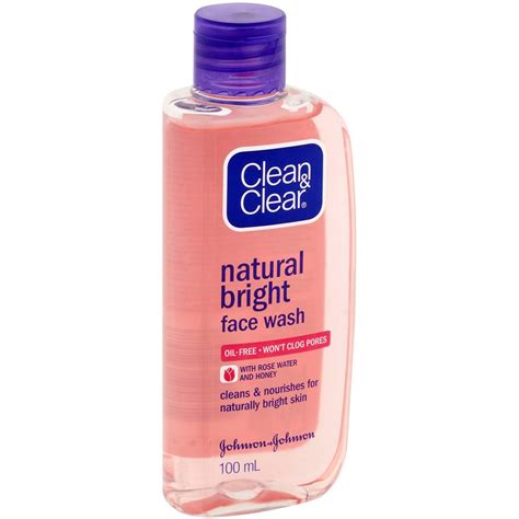 Clean Clear Natural Bright Face Wash Ml Woolworths