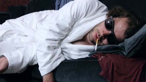 Man Passed Out Drunk Stock Footage Video Shutterstock