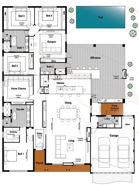 Big Modern House Designs And Floor Plans