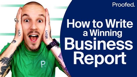 How To Write A Standout Business Report Proofed Youtube