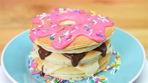 How To Make Donut Pancakes Doughnut Pancakes