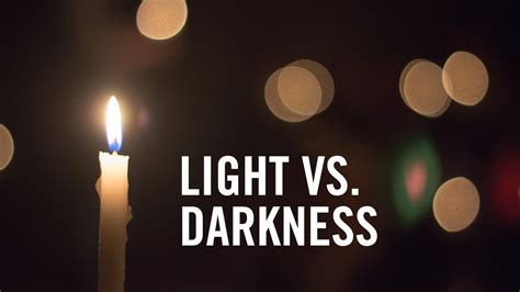 Light Vs Darkness Youtube