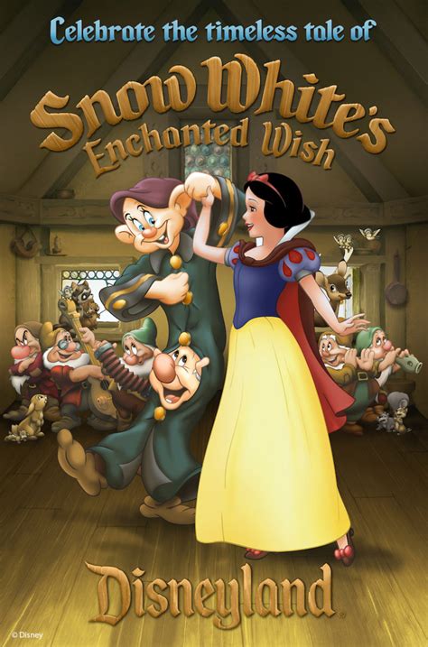 Photos Video Disney Releases Full Res Snow Whites Enchanted Wish Attraction Poster For