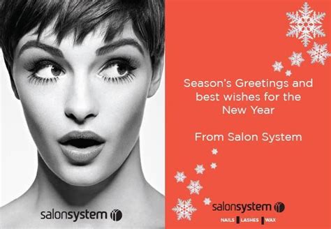 Seasons Greetings And Best Wishes For The New Year From Salon System
