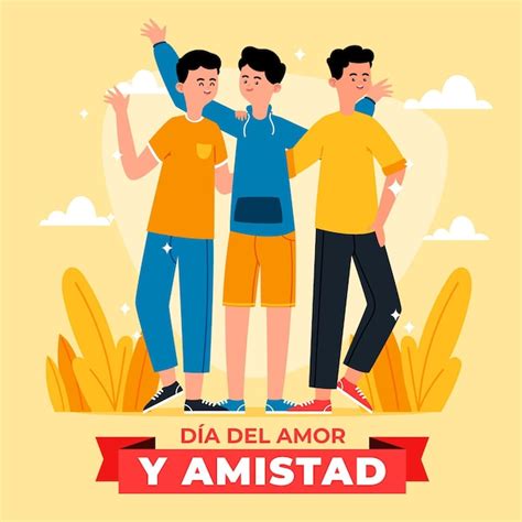 Día Del Amor Y La Amistad Vector Gratis