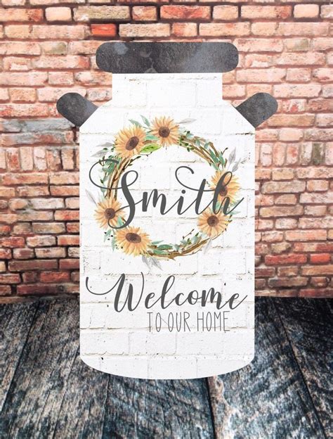 Excited To Share This Item From My Etsy Shop Sunflower Milk Can Door