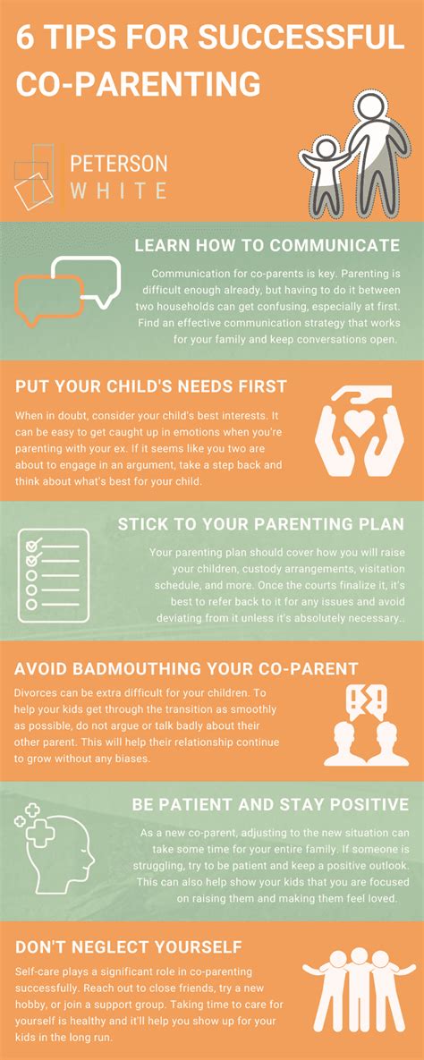 6 Tips For Successful Co Parenting Infographic