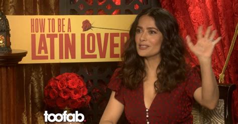 How To Be A Latin Lover Stars Rob Lowe Salma Hayek Talk Naughty Role Playing In Real Life