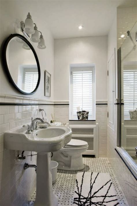 String, nails and a wooden board. Long Bathroom - Contemporary - bathroom - decormag | Beautiful tile bathroom, Narrow bathroom ...