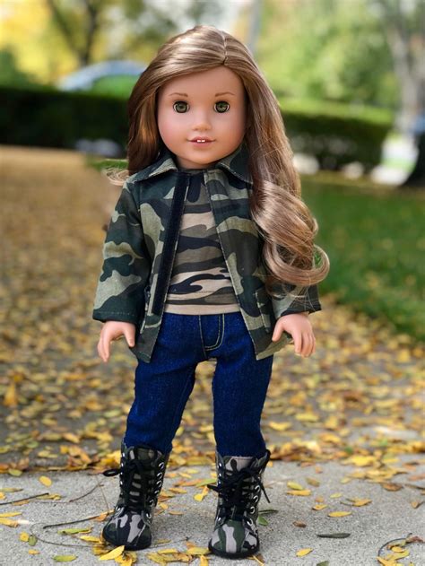 military style doll clothes for 18 inch american girl dolls etsy